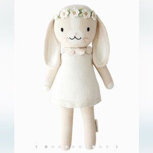 Cuddle + Kind Hannah Bunny Kint Doll with Floral Headband
